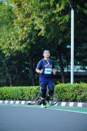 Race photo from KEMLU RUN 2025