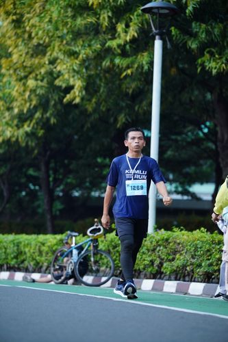 Race photo from KEMLU RUN 2025