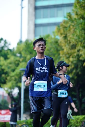Race photo from KEMLU RUN 2025