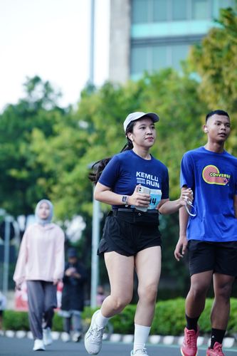 Race photo from KEMLU RUN 2025