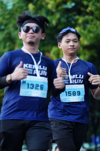 Race photo from KEMLU RUN 2025