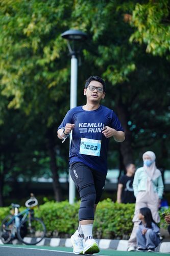 Race photo from KEMLU RUN 2025