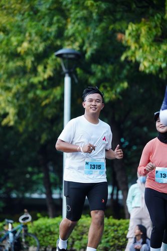 Race photo from KEMLU RUN 2025