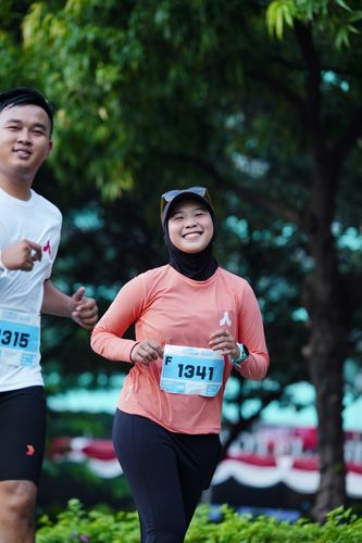 Race photo from KEMLU RUN 2025