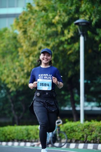 Race photo from KEMLU RUN 2025