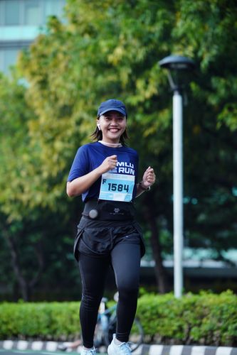 Race photo from KEMLU RUN 2025