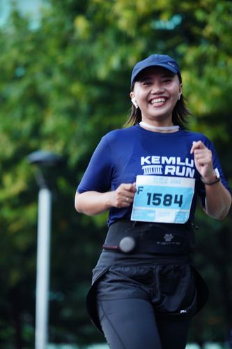 Race photo from KEMLU RUN 2025