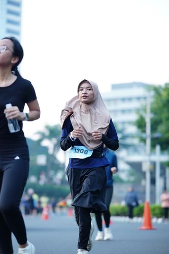Race photo from KEMLU RUN 2025