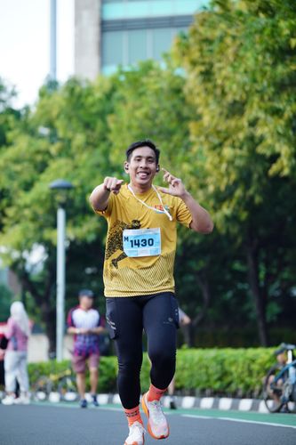 Race photo from KEMLU RUN 2025