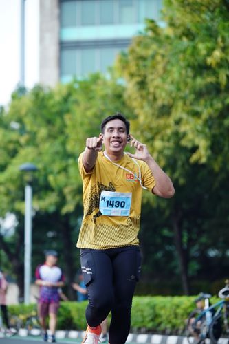 Race photo from KEMLU RUN 2025