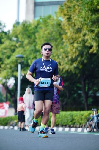 Race photo from KEMLU RUN 2025