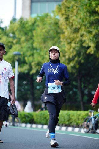 Race photo from KEMLU RUN 2025