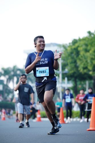Race photo from KEMLU RUN 2025