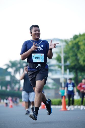 Race photo from KEMLU RUN 2025