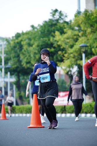 Race photo from KEMLU RUN 2025