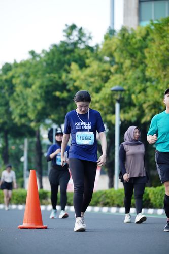 Race photo from KEMLU RUN 2025
