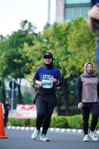 Race photo from KEMLU RUN 2025