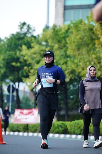 Race photo from KEMLU RUN 2025