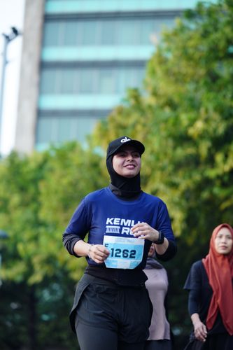 Race photo from KEMLU RUN 2025
