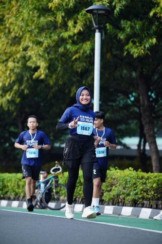 Race photo from KEMLU RUN 2025