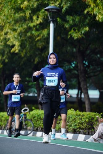 Race photo from KEMLU RUN 2025