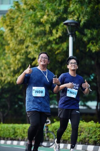 Race photo from KEMLU RUN 2025