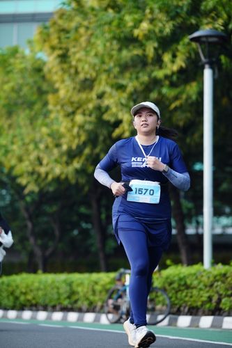 Race photo from KEMLU RUN 2025