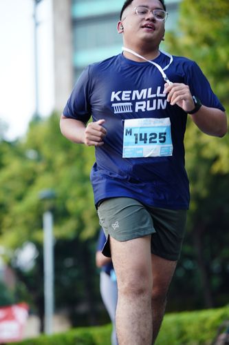 Race photo from KEMLU RUN 2025