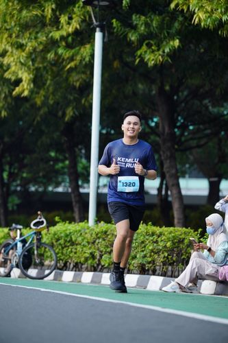 Race photo from KEMLU RUN 2025