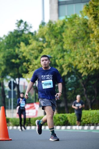Race photo from KEMLU RUN 2025