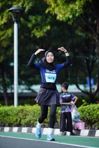Race photo from KEMLU RUN 2025