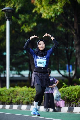 Race photo from KEMLU RUN 2025