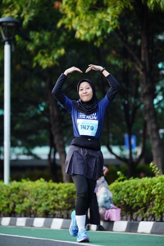 Race photo from KEMLU RUN 2025