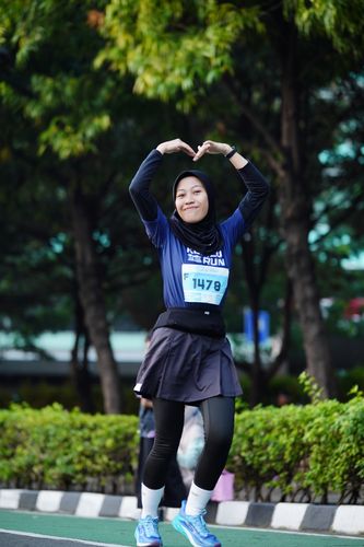 Race photo from KEMLU RUN 2025