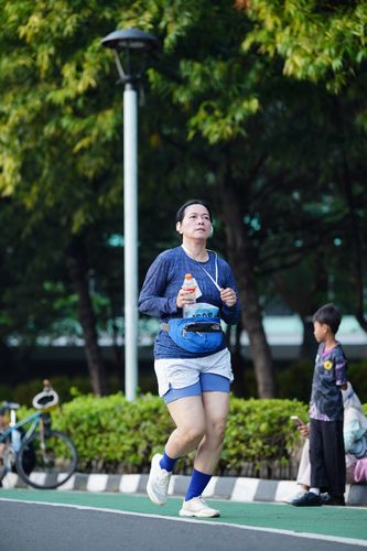 Race photo from KEMLU RUN 2025