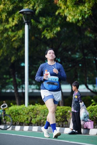Race photo from KEMLU RUN 2025