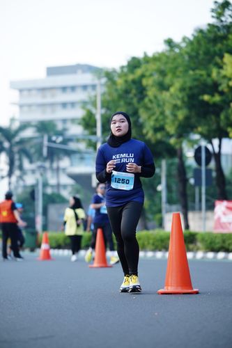 Race photo from KEMLU RUN 2025