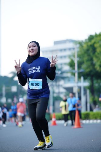 Race photo from KEMLU RUN 2025