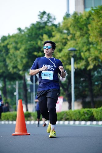 Race photo from KEMLU RUN 2025