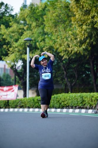 Race photo from KEMLU RUN 2025