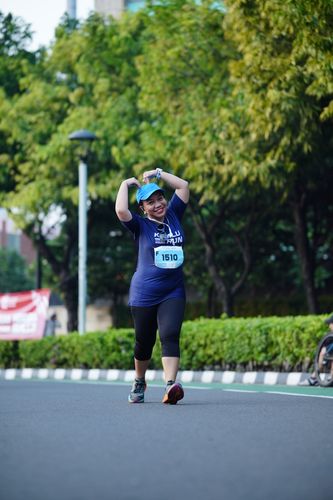 Race photo from KEMLU RUN 2025
