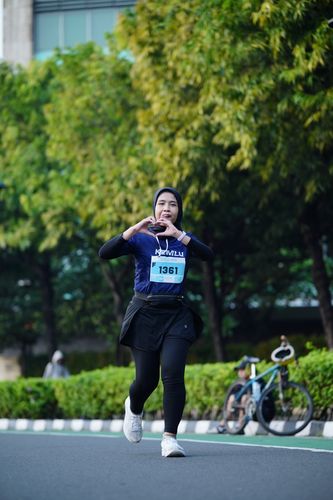 Race photo from KEMLU RUN 2025