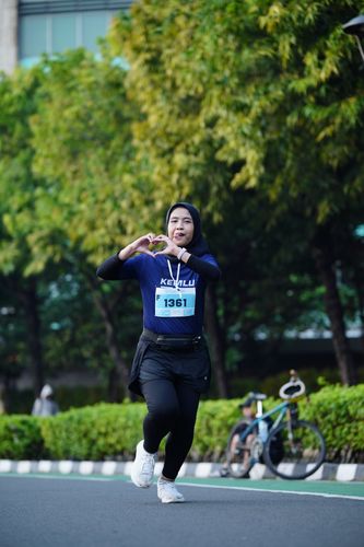 Race photo from KEMLU RUN 2025