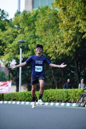 Race photo from KEMLU RUN 2025
