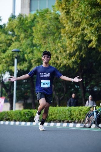 Race photo from KEMLU RUN 2025