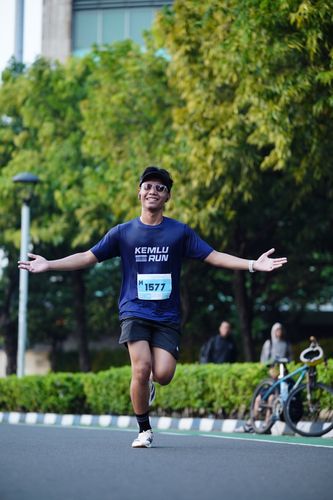 Race photo from KEMLU RUN 2025