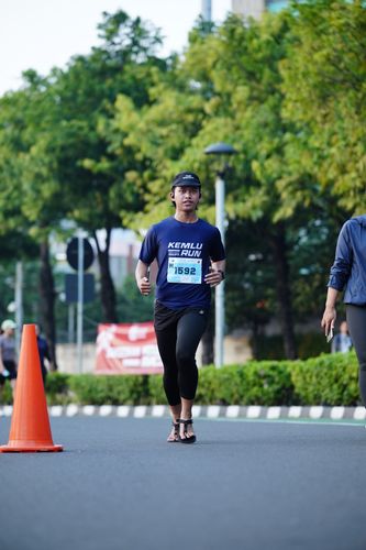 Race photo from KEMLU RUN 2025