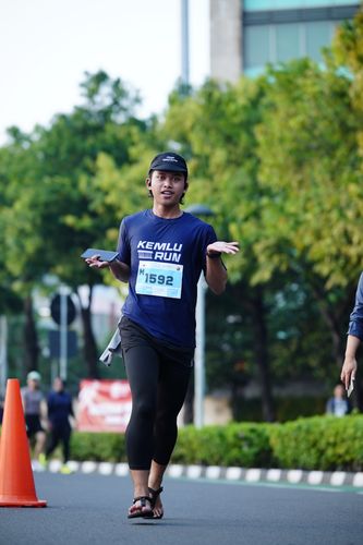 Race photo from KEMLU RUN 2025