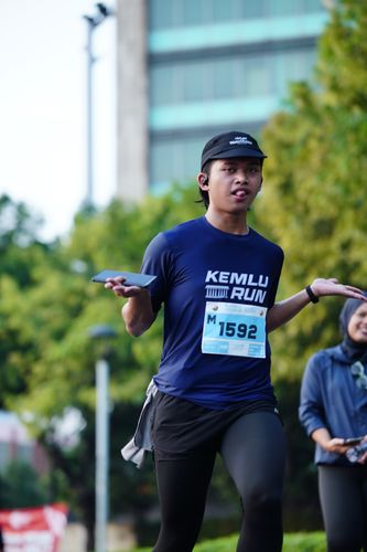 Race photo from KEMLU RUN 2025