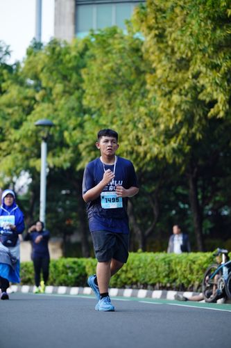 Race photo from KEMLU RUN 2025